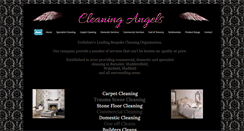 Desktop Screenshot of cleaningangelsyorkshire.co.uk